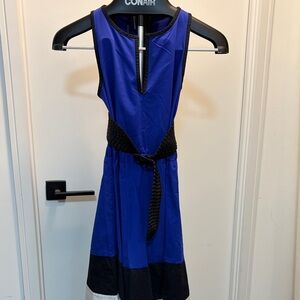 Kate Spade Blue and Black Colorblock Dress (excellent condition)